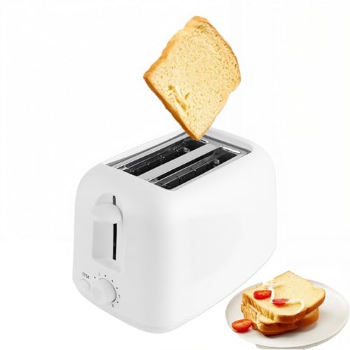 Tostadora de 2 Rebanadas con Ranura Larga, Pan Comercial con 6 Configuraciones de Dorado, Horneado Rápido de 90 Segundos, Tostadoras Eléctricas con Extracción Automática del Horno Para Fiestas