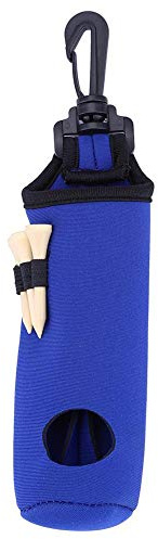 Ball Tasche Tee Tasche Neopren Ball Tasche Halter Clip Utility Pouch mit Tees, Tees Halter Tragetasche Tragetasche Gürtel Tasche Sport Zubehör - schwarz, gelb, blau, grün, rot