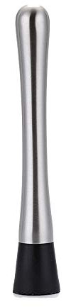 Stainless Steel Cocktail Muddler Bar Tool,Mixer of Stainless Steel,Stainless Steel Mixing Spoon, Twisted Mixing Spoon,Long Cocktail Spoon Bar Spoon (Mixer-1pc)