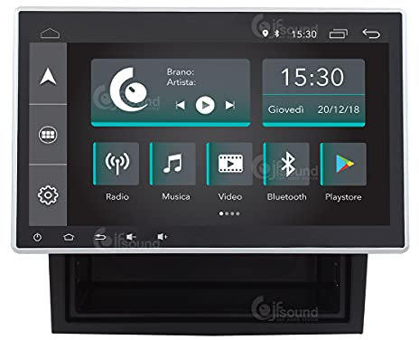 Costum fit Autoradio für Ducato 250 Android GPS Bluetooth WiFi Dab USB Full HD Touchscreen Display 10.1 Easyconnect