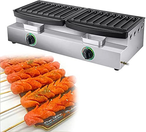 MNSRRN Machine à Hot Hot croustillante, 8/16 Tube de maïs de maïs de maïs de maïs Chaud, Acier Inoxydable croustillant de maïs de maïs de maïs de maïs sans bâton,Non Stick,16