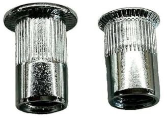 Nietmuttern Blindnietmuttern M3 M4 M5 M6 M8 Flachkopf Senkkopf Stahl Verzinkt Gewindenieten (50, M8 klemmt 1,5-4,0mm Senkkopf)