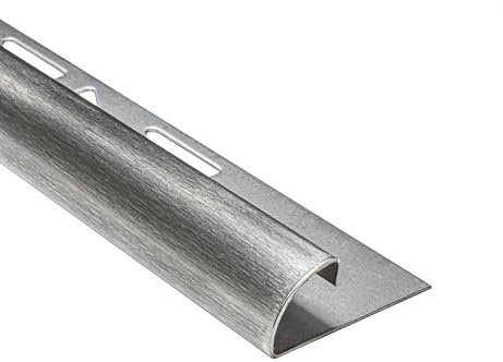 40x Viertelkreis Edelstahlschiene Fliesenschiene Fliesenprofil 100m 11mm gebürstet