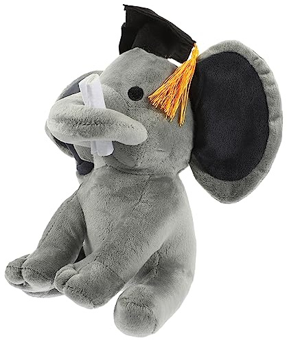 TOYANDONA Elefante Per Laurea Con Cappello Da Dottore Adorabile Per Festeggiamenti Di Laurea Decorazione Per Feste Adatto Per Studenti Di Scuole Superiori e Università Giocattolo Morbido