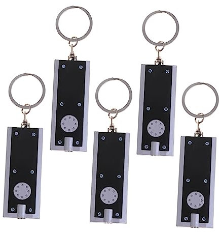 HOMSFOU 10St kleines Taschen-Schlüsselanhänger-Blitzlicht Schlüsselbund leuchtet Anhänger Mini-Schlüsselanhänger Mini-Taschenlampe tragbare Handlampe elektronisch kleine Taschenlampe