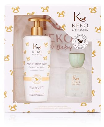 Geschenkset Flüssigseife 500 ml + alkoholarme Babyduft 100 ml + Handtuch