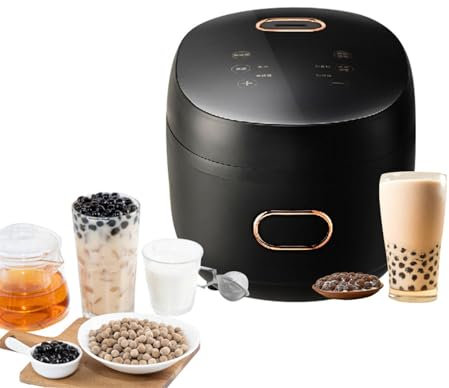 Pentola per perle da 5 litri Pentola antiaderente per perla multifunzionale completamente automatica Pannello di controllo touch per il controllo intelligente della temperatura