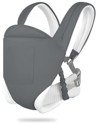 Embrace Porte-bébé pour nouveau-né dès la naissance - Extra doux - Ergonomique - Confortable et léger - Pour les enfants de 3 à 25 kg - Facile à enfiler - Idéal pour les parents mains libres (C)