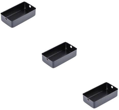QUMIIRITY 3stücke Schwarze Humbucker Pickup Abdeckung Aus Kupfer Passend Für Tonabnehmer Geschlossene Konstruktion Leicht Und Langlebig Für Elektrische Gitarren Für Musikanwendungen