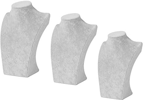 KESOTO 3 pcs. Halskette Displayständer, Anhänger Schmuckbüste Kettenständer Schmuckständer