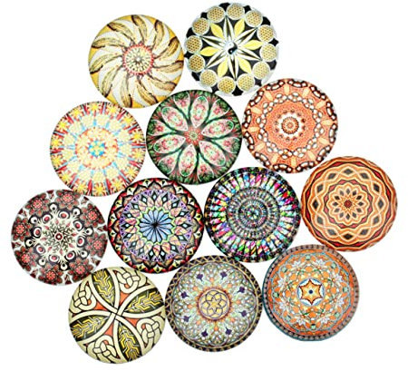 SHINEOFI 20 Piezas Parche De Cristal Pegatinas Para Vidrio Decoración De Ventana Diseño De Flor Decoración De Pared Pegatinas De Parche Para Cristal De Piedras Preciosas Para Refrigerador