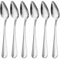 REYIN-CHHN 6 cucharas de pomelo dentadas de acero inoxidable, multiusos para frutas, postres y ensaladas