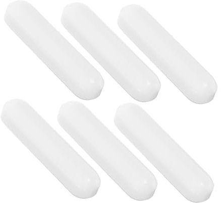 Ciieeo 6 Pièces Agitateur Magnétique Forme De c Ensemble De Tiges Blanches Pour Mélangeurs De Laboratoire Barreaux Magnétiques Adaptés Chimie Et Biologie