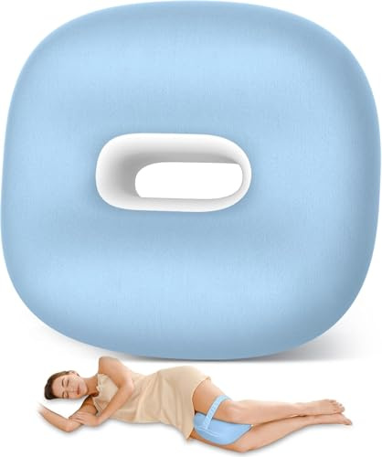 JLLYGOUS Coussin Genoux pour Dormir, Coussin Entre Jambes pour Dormi, mémoire de Forme, Soulage Les Douleurs aux Hanches 2025
