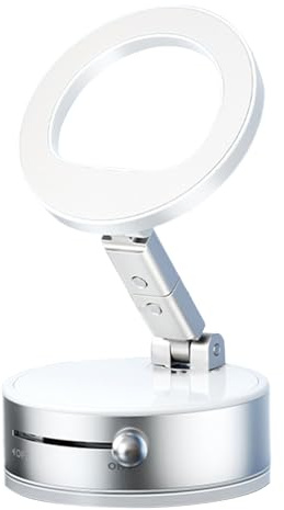Sghtil - Soporte magnético para teléfono en coche, soporte magnético con ventosa plegable, aluminio multifunción giratorio, oficina, casa, películas de salpicadero