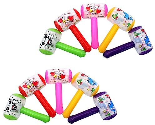 FRCOLOR Aufblasbarer Hammer Spielzeug Kinder Party Mit Glocke Kunststoff Hammerspielzeug Für Pool Geburtstag Und Halloween