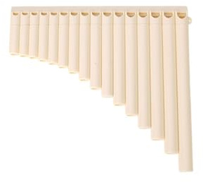 Panflöte Panflöte Mit 16 Und 18 Pfeifen Ein Traditionelles Instrument In C Tonart Für Anfänger Und Erwachsene(16 ivory white)