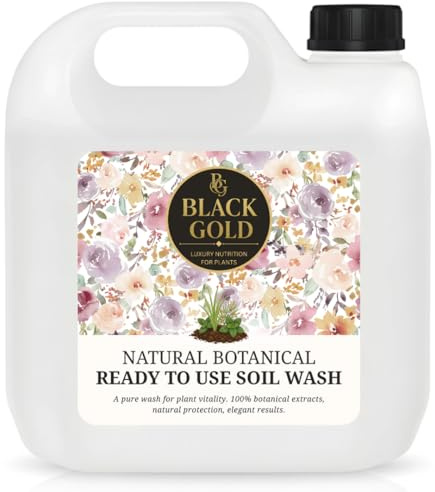 Black Gold Soil Wash – Fungus Gnat Treatment for Houseplants (Ready to Use) – Soil Drench Targets Larvae & Breaks Life Cycle – Safe for Indoor Plants & Pots – No Mix, Low Odour, Fast Action (1 Litre)