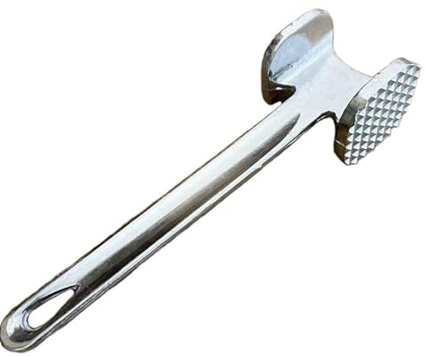 Meat Tenderizer, Aluminum Alloy Meat Tenderiser Mallet, Double Sided Heavy Duty Teeth Mallet, Versatile Tender Meats Tenderisers, for Steak, Chicken, Poultry, Beef, Cooking Enthusiasts