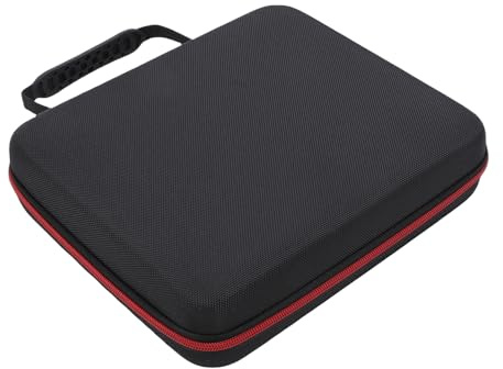 Yechiry Wireless Microphone Case, Large Capacity Microphone Storage Bag, Equipment Case with Smooth Dual Zippers & Soft Inner Lining, Ideal for Receivers, Adapters, Cables & Batteries