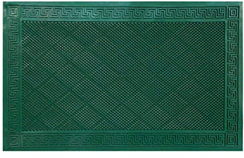Olivo.shop – Felpudo suave verde, de PVC, 40 x 70 cm, antideslizante, desfatigante, elimina la suciedad de casa, oficinas, empresas e industrias