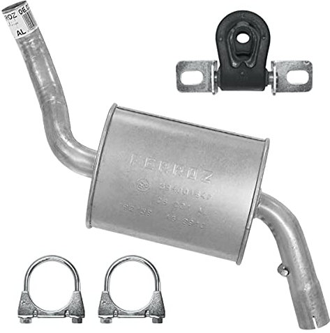 Adamot Mitteltopf Auspuff Mittelschalldämpfer für 1.8 1.9D VW Golf 3 III, Vento 91-98