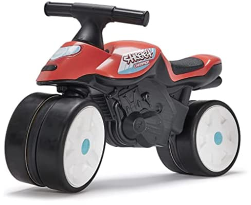 FALK - Moto Street Champion, rot, mit leisen Rädern – ab 12 Monaten – enthält 40% recyceltes Kunststoff extra große Räder – entwickelt Gleichgewicht und Motorik – 440S