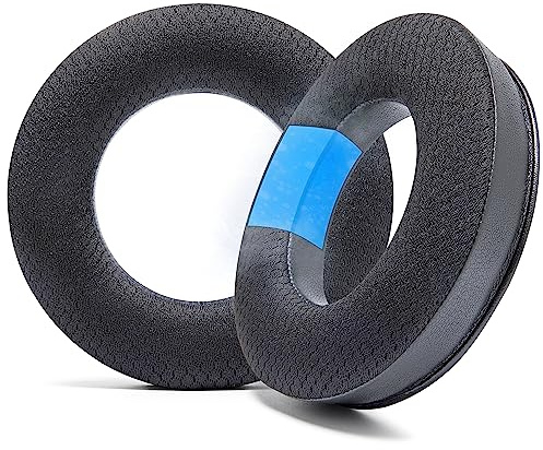WC FreeZe DT770 – Kühlgel-Ohrpolster für Beyerdynamic DT770, DT990, DT880, MMX300, DT1770, DT1990 Kopfhörer | Außenseite aus Sportstoff, Geräuschisolierung, verstärkter Schaumstoff | Black | Von Wicked Cushions | Auch für DT880, MMX300, DT1770 und DT1990. Sportstoff, verstärkter Schaumstoff | Black