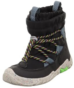 Superfit Jungen TRACE warm gefütterte Gore-Tex Stiefel, SCHWARZ/BLAU 0000