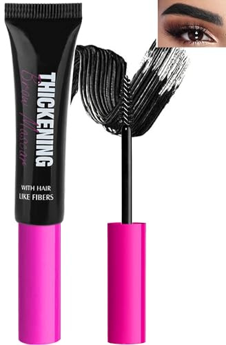 Eyebrow Gel Tinting, Waterproof Black Tinted Eye Brow Stain Glue for Women