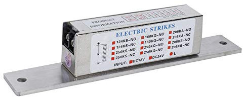 Elektrisches Zugangsschloss, Elektroschloss, 12-V-Kathodenschloss, Elektrisches Einsteckschloss, Riegelschloss für Holztüren, Glastüren, Metall, Türriegel