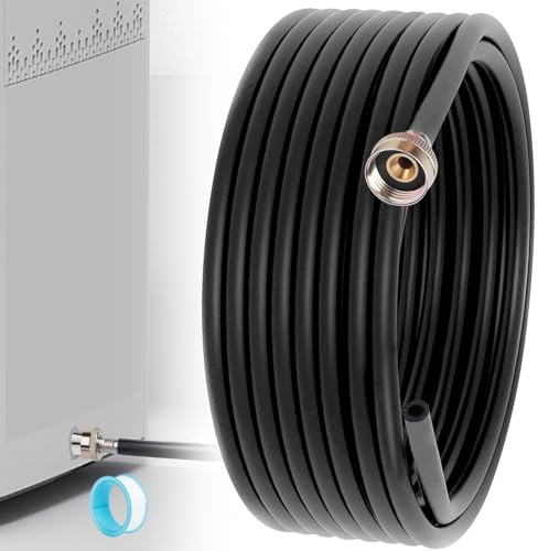 12 FT Dehumidifier Drain Hose 3/4 Inch FHT Connection Brass Thickened Drain Hose, Heavy Duty and Flexible Drainage Hose fits for Most of Dehumidifiers