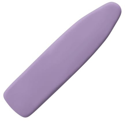 Treer Einfarbig Bügelbrettbezug, Für S-2XL Bügelbrett, Ersatz-Bügelbrettbezug, Universeller Bügelbrettbezug Mit Schnallenriemen An Der Unterseite,Schmutzabweisender (L,Lila)