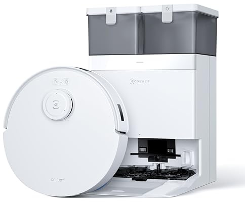 ECOVACS DEEBOT T30C Pro Omni GEN 2 Robot Aspirateur Laveur avec Station Omni,15400Pa Aspiration, Brosse ZeroTangle 2.0, Nettoyage TruEdge, Auto-Vidange,Séchage 45°C, 200min Autonomie, Assistant YIKO