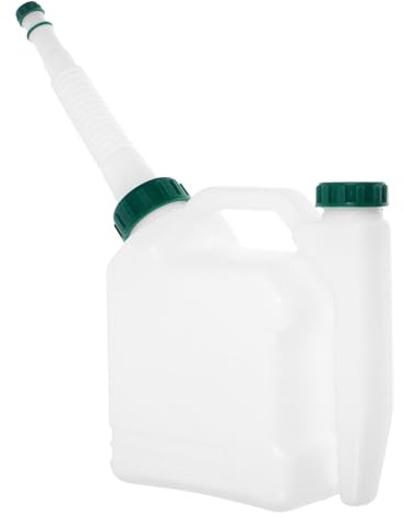 Kisangel Plastic Oil Mixing Bottle and Lightweight 1.5l with Various-to-oil Ratios Portable Mixing Bottle Reusable Petrol Oil Mixer Container for Outdoor Use
