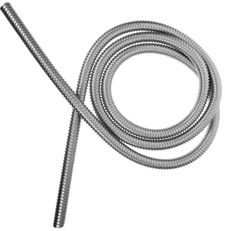 Hoement 304 Stainless Steel Metal Cable Sleeve Protector 20mm Inner Diameter 3m Flexible Wire Cover for Industrial and Automotive Cable Management