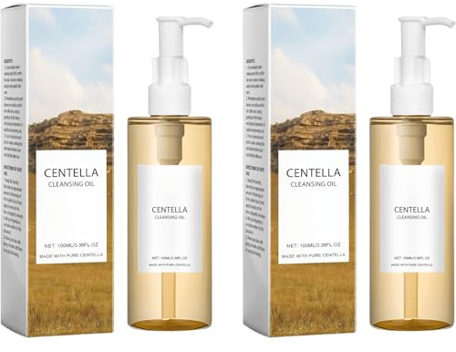 Aceite limpiador Centella - Desmaquillante ligero con fácil emulsificación y acabado cómodo (2 unidades)