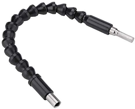 Aramox Estensione Flessibile per Punta da Trapano Estensione Pieghevole per Punta da Trapano da 6,35 Mm per Spazi Ristretti di Utensili Elettrici