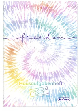 Aufgabenheft Coole Köpfe A5, Herlitz New Batik Freedom