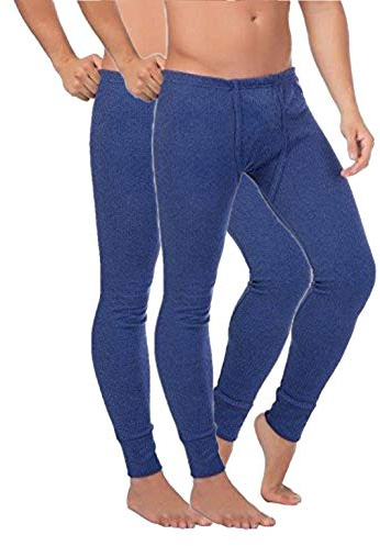 BestSale247 2er Pack Herren Thermo Unterhose Lang Männer Skiunterwäsche Thermounterwäsche Baumwolle
