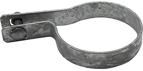 Jake Sales 2-7/8 Tension Band for Chain Link Fence - Use for 2-7/8 Outside Diameter Post/Pipe - Galvanized Chain Link Tension Band - Qty 12