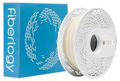 Fiberlogy Nylon PA12 + GF15, schwarz, 1,75 mm (± 0,02), 0,50 kg hochwertiges 15% glasfaserverstärktes Filament, hergestellt in der EU.