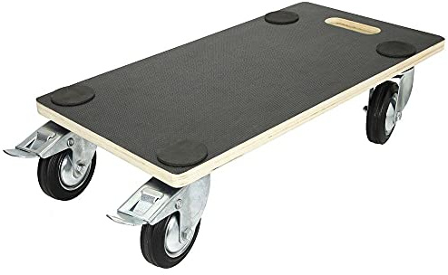 Generisch Rollbrett bis 400 kg Traglast Schwerlast-Transporthilfe 580 x 300 x 150 mm mit Bremsen