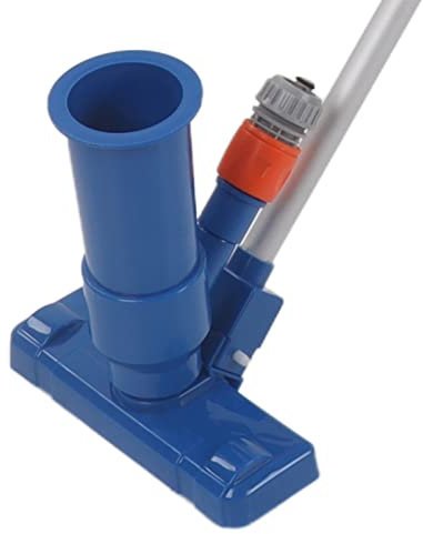 Pool Spa Jet Staubsauger, Poolsauger mit Bürstenkopf und Verbindungsstange, zur Reinigung von Schwimmbädern, Spas, Teich und Springbrunnen, Anschluss an Standard-Gartenschlauch für den Einsatz (nicht