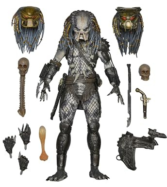 NECA Predator 2-7Ë Actionfigur Ultimate Elder Predator schwarz/blau/grün, 100% Kunststoff, in Geschenkverpackung