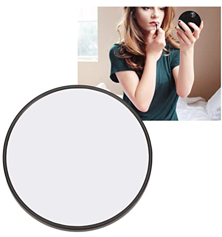 Miroir Grossissant avec Ventouses, Miroir de Maquillage Rond Grossissant 15X pour les Détails de Maquillage, Miroir Grossissant Portable pour le Maquillage, L'élimination des Points Noirs, la Coupe de