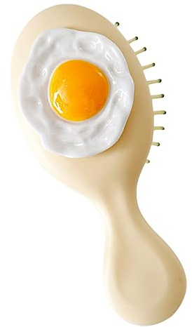 EXCEART Brosse à Cheveux à Palette Démêlante Avec Coussin Pour Femme Peigne De Massage Pour Cheveux Humides Léger Et Compact