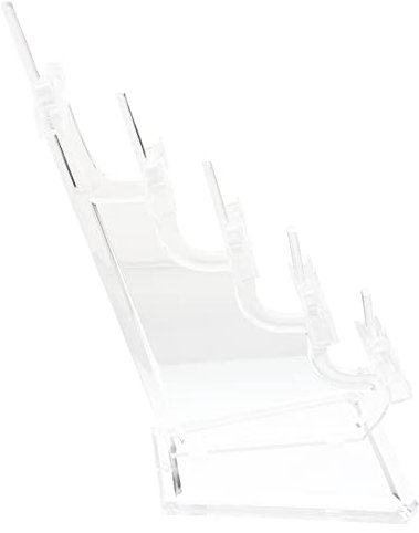 Amosfun Soporte Para Gafas De Sol Acrílico Transparente Organizador Desmontable Para Almacenamiento Tiendas y Hogares Estante Estable Para Gafas De Sol y Lectura