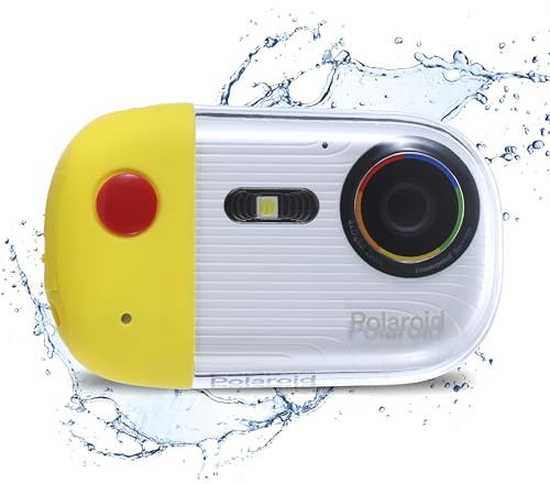 Polaroid Underwater Camera - 18MP 4K UHD, Waterproof for Snorkeling & Diving with LCD Display, USB Rechargeable