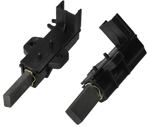 vhbw 2x escobilla con base reemplaza 54S5009-05-04 | 54S5009-05-06, 54S5009-06-02 para lavadora, negro